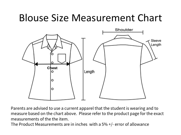 Uniform Size Measurement Chart – Chop Kong Chong