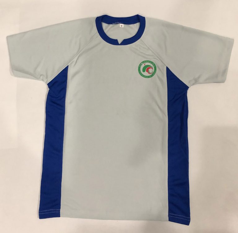 green pe shirt