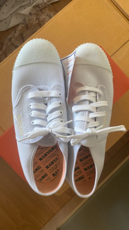 White Shoes with Shoelace - Image 2